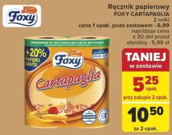 Carrefour Ręcznik papierowy FOXY CARTAPAGLIA oferta