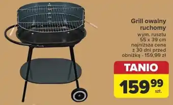 Carrefour Grill owalny ruchomy oferta