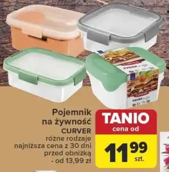 Carrefour Pojemnik na żywność CURVER oferta