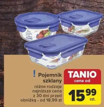 Carrefour Pojemnik szklany oferta