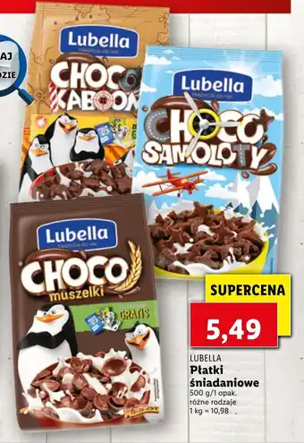 Lidl Lubella płatki śniadaniowe 500g oferta