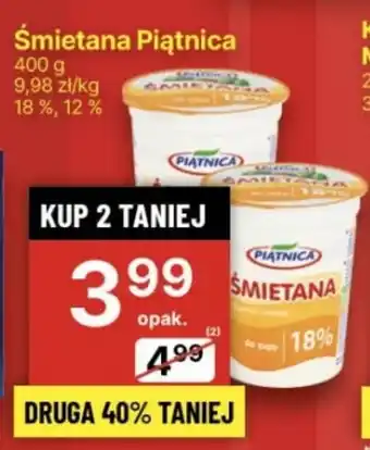 Delikatesy Centrum Śmietana Piątnica 400g oferta