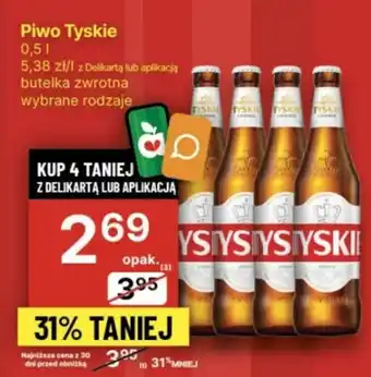 Delikatesy Centrum Piwo Tyskie 0,5l oferta