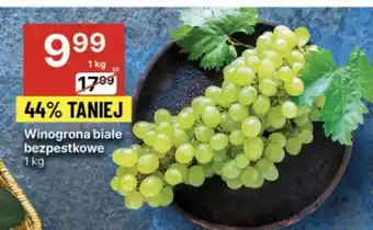 Delikatesy Centrum Winogrona białe bezpestkowe 1 kg oferta