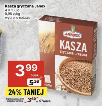 Delikatesy Centrum Kasza gryczana Janex 4x100g oferta