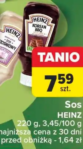 Carrefour Sos HEINZ 220 g oferta