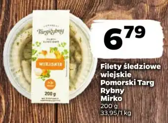 Netto Filety śledziowe wiejskie Pomorski Targ Rybny Mirko 200g oferta