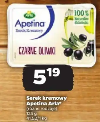 Netto Serek kremowy Apetina Arla 125g oferta