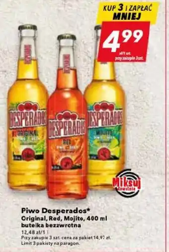 Lewiatan Piwo Desperados 400 ml oferta