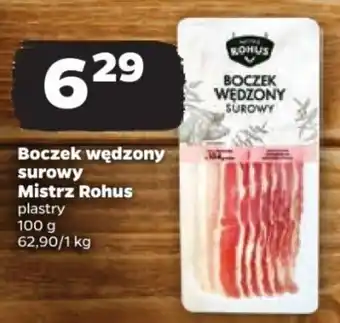 Netto Boczek wędzony surowy Mistrz Rohus 100g oferta