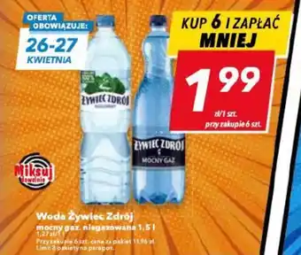 Lewiatan Woda Żywiec Zdrój 1,5 l oferta