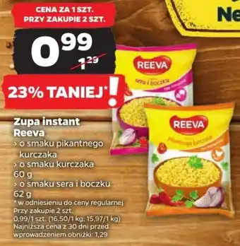 Netto Zupa instant Reeva 60-62g oferta