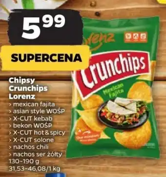 Netto Chipsy Crunchips Lorenz 130-190g oferta