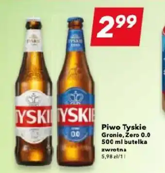 Lewiatan Piwo Tyskie Gronie, Zero 0.0 500 ml oferta