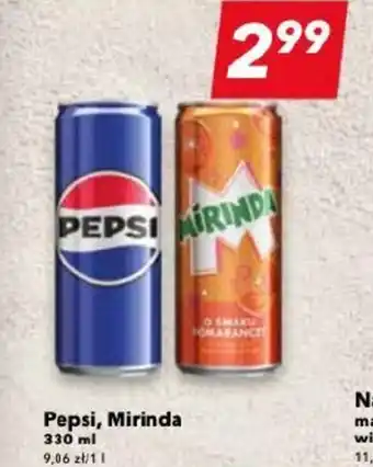 Lewiatan Pepsi, Mirinda 330 ml oferta