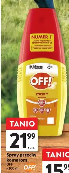 Intermarche Spray przeciw komarom OFF 100 ml oferta