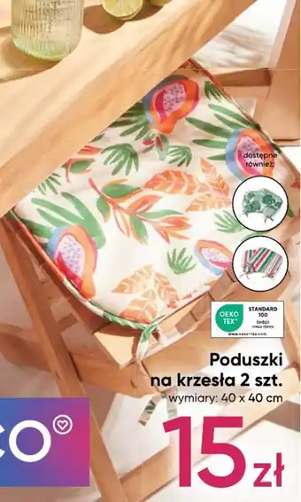 Pepco Poduszki na krzesła 2 szt. oferta