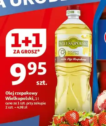Auchan Olej rzepakowy Wielkopolski, 1 l oferta