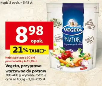 Auchan Vegeta, przyprawa warzywna do potraw 300-400 g oferta