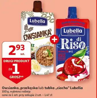 Auchan Owsianka, przekąska lub tubka,,ciacho" Lubella 100 g oferta