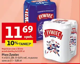 Auchan Piwo Żywiec 4 x 0,5 l oferta