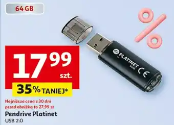 Auchan Pendrive Platinet USB 2.0 oferta