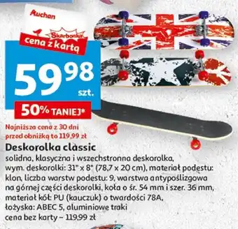 Auchan Deskorolka classic oferta