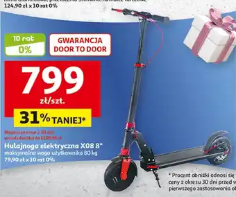 Auchan Hulajnoga elektryczna X08 8" oferta