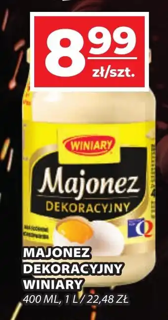 Top Market MAJONEZ DEKORACYJNY WINIARY 400 ml oferta