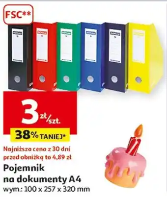 Auchan Pojemnik na dokumenty A4 oferta