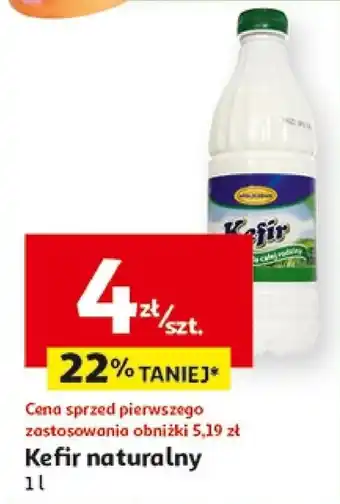 Auchan Kefir naturalny 1 l oferta