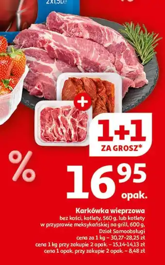 Auchan Karkówka wieprzowa 560-600g oferta