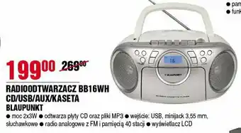 E.Leclerc Radiomagnetofon bb16wh 1 SZT oferta