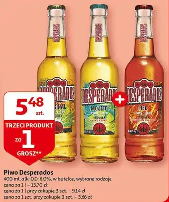 Auchan Piwo Desperados 400 ml oferta