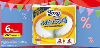 Auchan Ręcznik papierowy Foxy Mega 2 rolki oferta