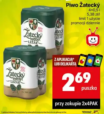 Delikatesy Centrum Piwo Žatecký 0,5 l oferta