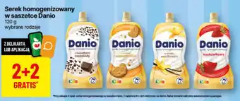 Delikatesy Centrum Serek homogenizowany w saszetce Danio 120 g oferta