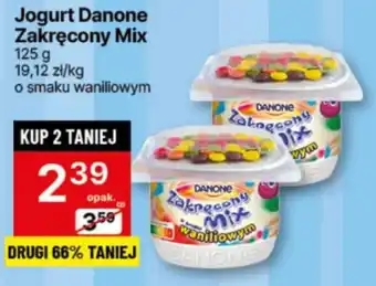 Delikatesy Centrum Jogurt Danone Zakręcony Mix 125 g oferta