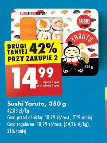 Biedronka Sushi Yaruto, 350 g oferta