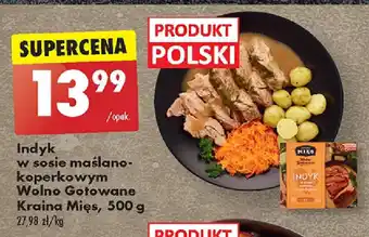 Biedronka Indyk w sosie maślano-koperkowym Wolno Gotowane Kraina Mięs, 500 g oferta