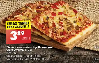 Biedronka Pizza z kurczakiem i grillowanymi warzywami, 140 g oferta