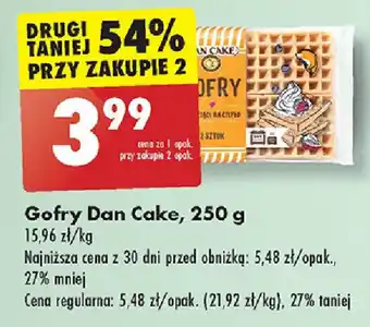 Biedronka Gofry Dan Cake, 250 g oferta