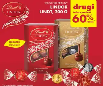 Biedronka WSZYSTKIE PRALINY LINDOR LINDT 200 G oferta