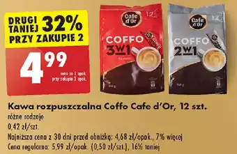 Biedronka Kawa rozpuszczalna Coffo Cafe d'Or 12 szt. oferta