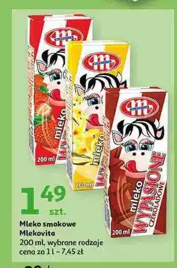 Carrefour Mleko truskawkowe 1 KART 200 ML oferta