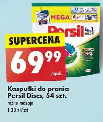 Biedronka Kaspułki do prania Persil Discs 54 szt. oferta