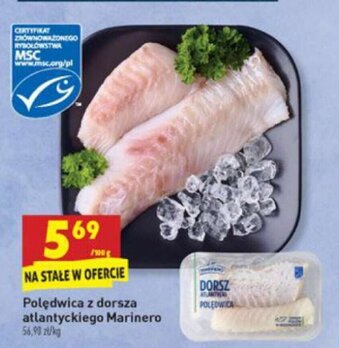 Biedronka Polędwica z dorsza atlantyckiego Marinero 100g oferta