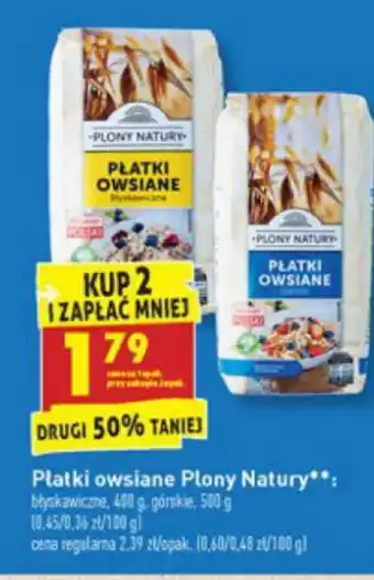 Biedronka Płatki owsiane 400-500g oferta