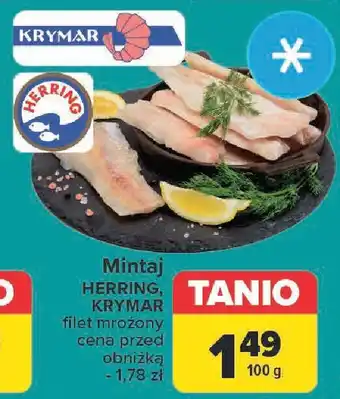 Carrefour Mintaj HERRING, KRYMAR 100 g oferta