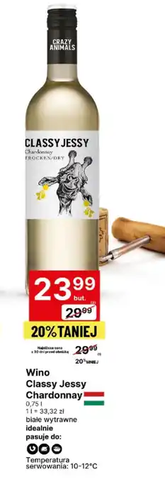 Delikatesy Centrum Wino wytrawne Chardonnay oferta